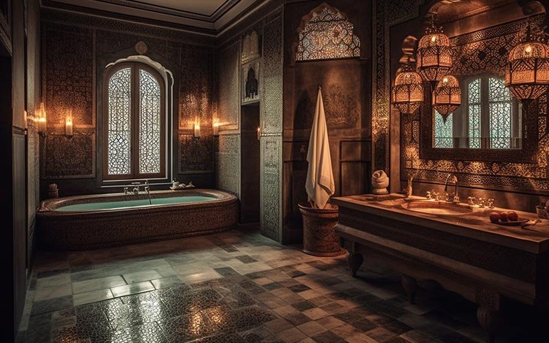 Downtown Dubai Luxury Interior -bathroom-1