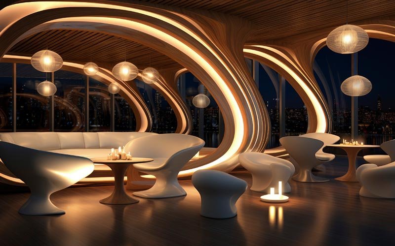 Downtown Dubai Luxury Interior -living area